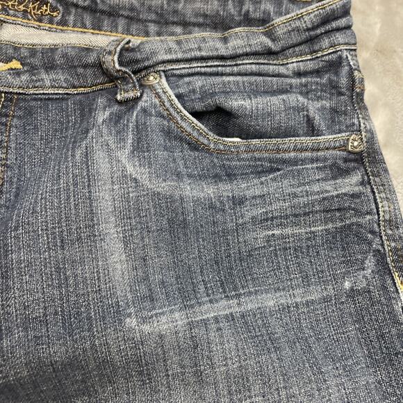 Kut From the Kloth Jeans Womens 14 Blue Distressed Bootcut Stretch KP011A3M03 - Picture 7 of 10